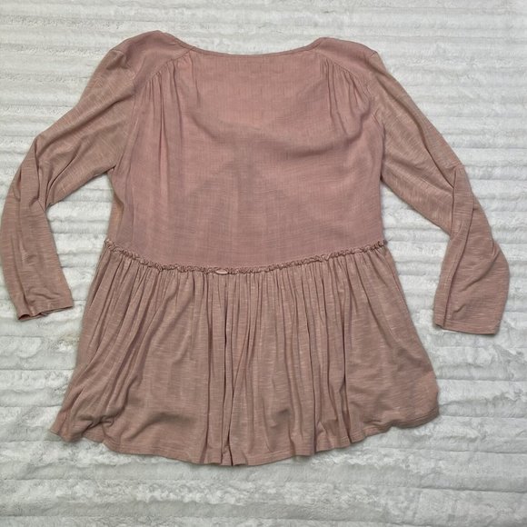 Copper Key Blush Pink Blouse - Picture 3 of 6